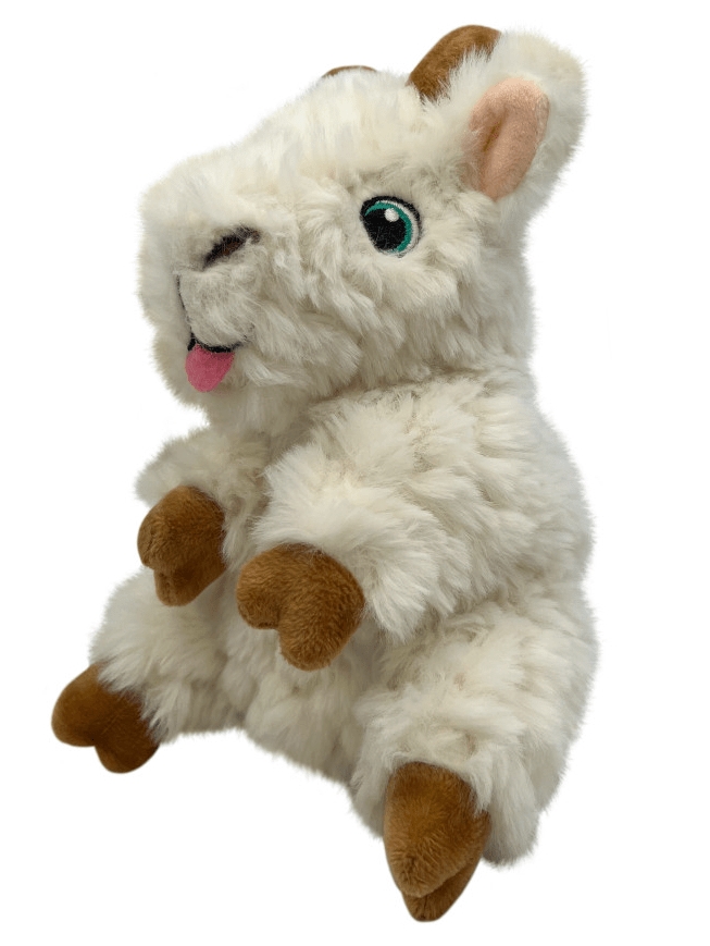 KONG Comfort Tykes Goat Removable Squeaker Dog Toy: S, M, L Dogs - Glad Dogs Nation | ALL Profits Donated