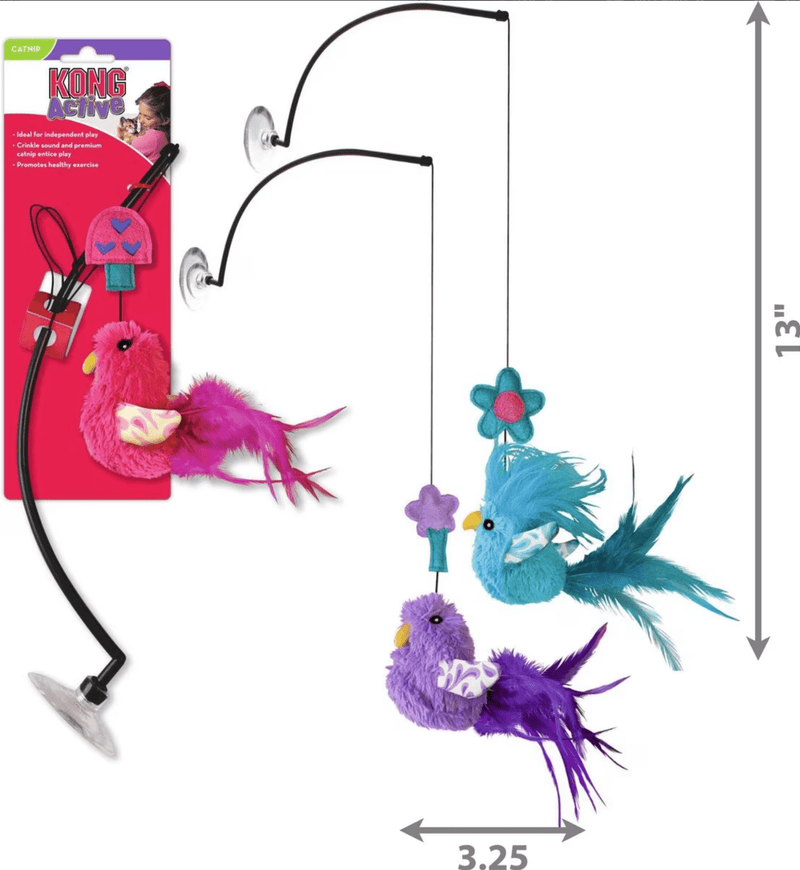 KONG Connects Window Teaser Catnip Cat Toy CHEAPER THAN CHEWY - Glad Dogs Nation | ALL Profits Donated