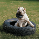 KONG Extreme Tires Dog Toy Medium/Large CHEAPER THAN CHEWY - Glad Dogs Nation | ALL Profits Donated