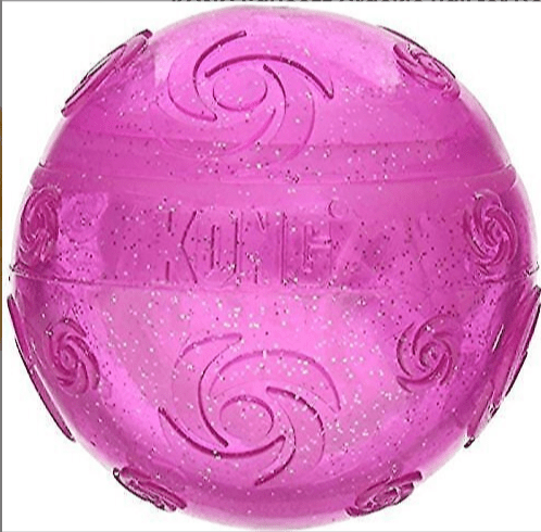 Kong Squeezz Crackle Ball: Quiet Chewing / Choose Your Color - Glad Dogs Nation | ALL Profits Donated