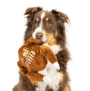 Lulubelles I'm Stuffed Turkey Squeak & Crinkle Dog Toy: 2 Sizes - Glad Dogs Nation | ALL Profits Donated