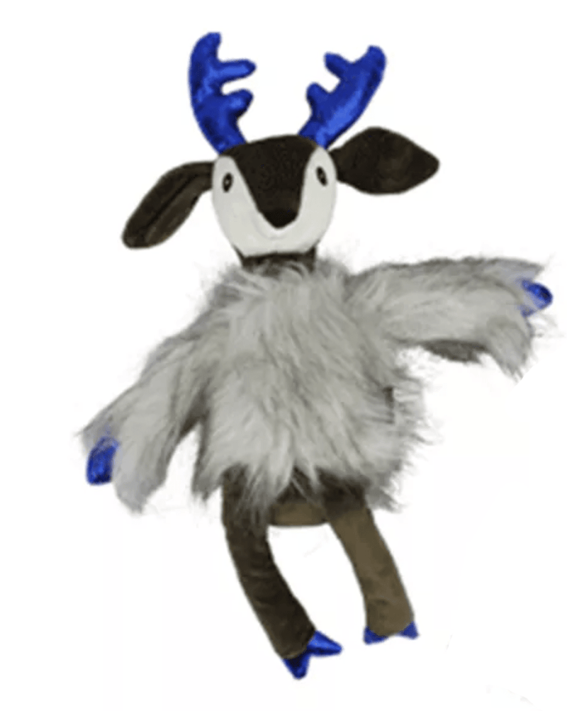 Multipet Holiday Dapper Deer Dog Toy: 17" for Large & XLarge Dogs - Glad Dogs Nation | ALL Profits Donated