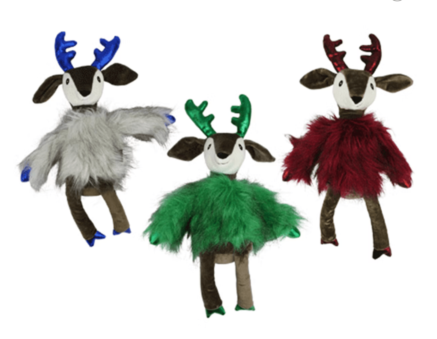 Multipet Holiday Dapper Deer Dog Toy: 17