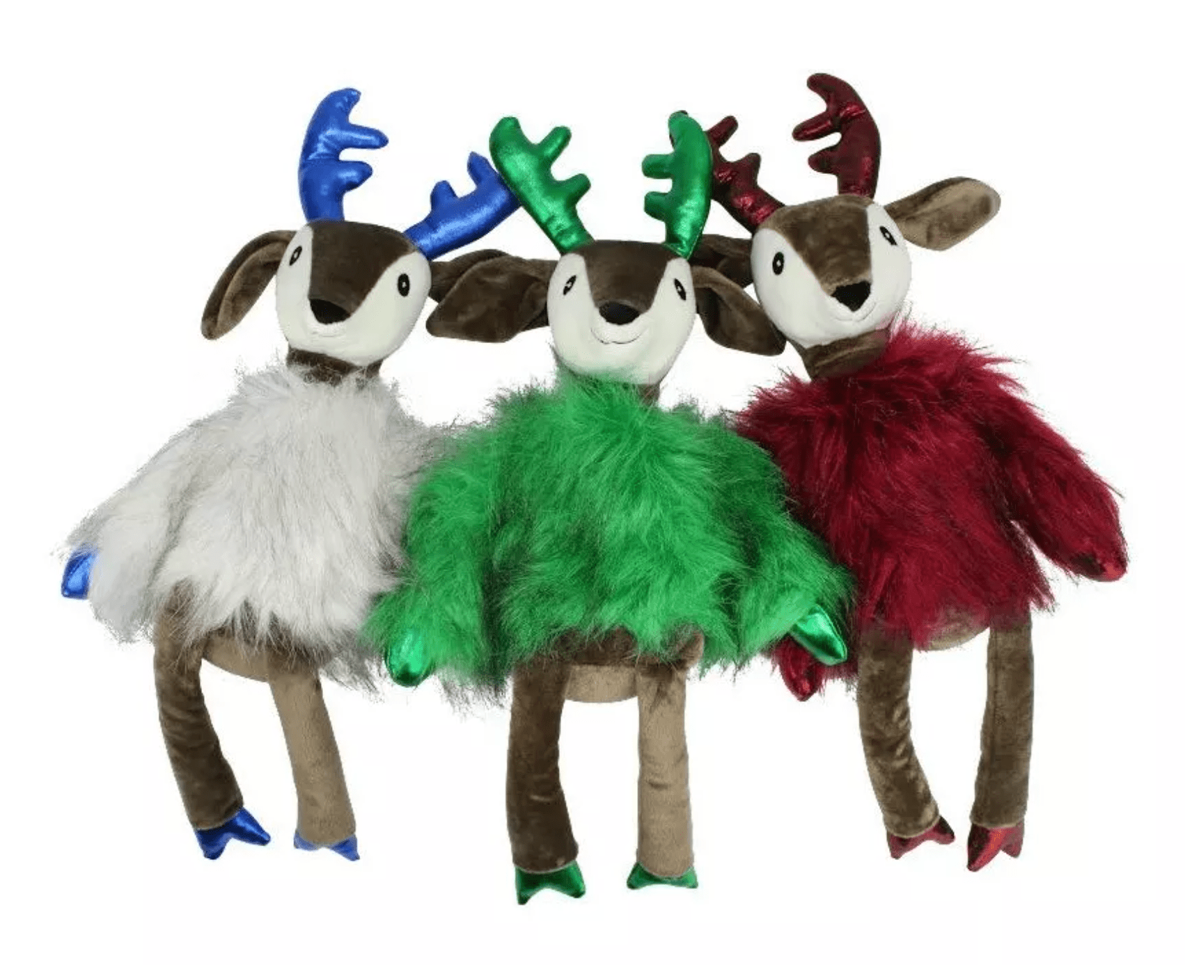 Multipet Holiday Dapper Deer Dog Toy: 17
