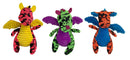 Multipet Mini Dragon 5" Crinkle & Squeaky Dog or Cat Toy: Pick Your Color - Glad Dogs Nation | ALL Profits Donated