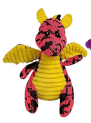 Multipet Mini Dragon 5" Crinkle & Squeaky Dog or Cat Toy: Pick Your Color - Glad Dogs Nation | ALL Profits Donated