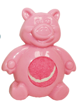 Multipet Minipet Tennis Tummies 4" Fetch Dog Toy: Frog, Pig, Elephant - Glad Dogs Nation | ALL Profits Donated