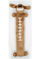 Multipet Tailgate Football Loofa 12" - Glad Dogs Nation | ALL Profits Donated