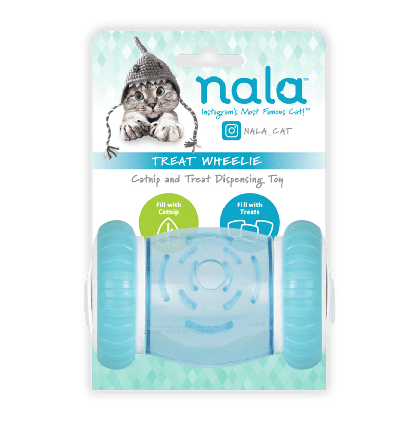 Nala Cat Wheelie Drum Catnip & Treat Dispenser - Glad Dogs Nation | ALL Profits Donated
