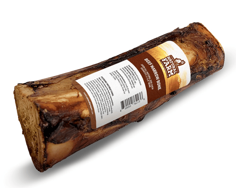 Natural Farm Large Smoked Beef Marrow Bone: 5" - 6" - Glad Dogs Nation | ALL Profits Donated