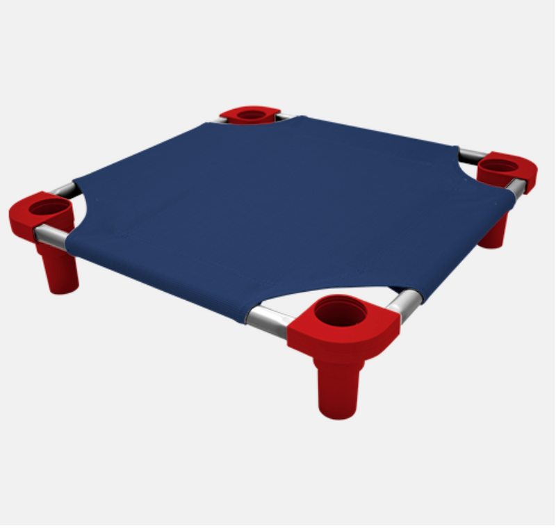4Legs4Pets Elevated Pet Bed: NEW ENGLAND Football Team Spirit