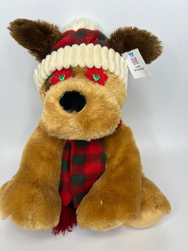 NO SQUEAK Holiday Dog Toys: ALL Sizes Small to XXLarge - Glad Dogs Nation | ALL Profits Donated