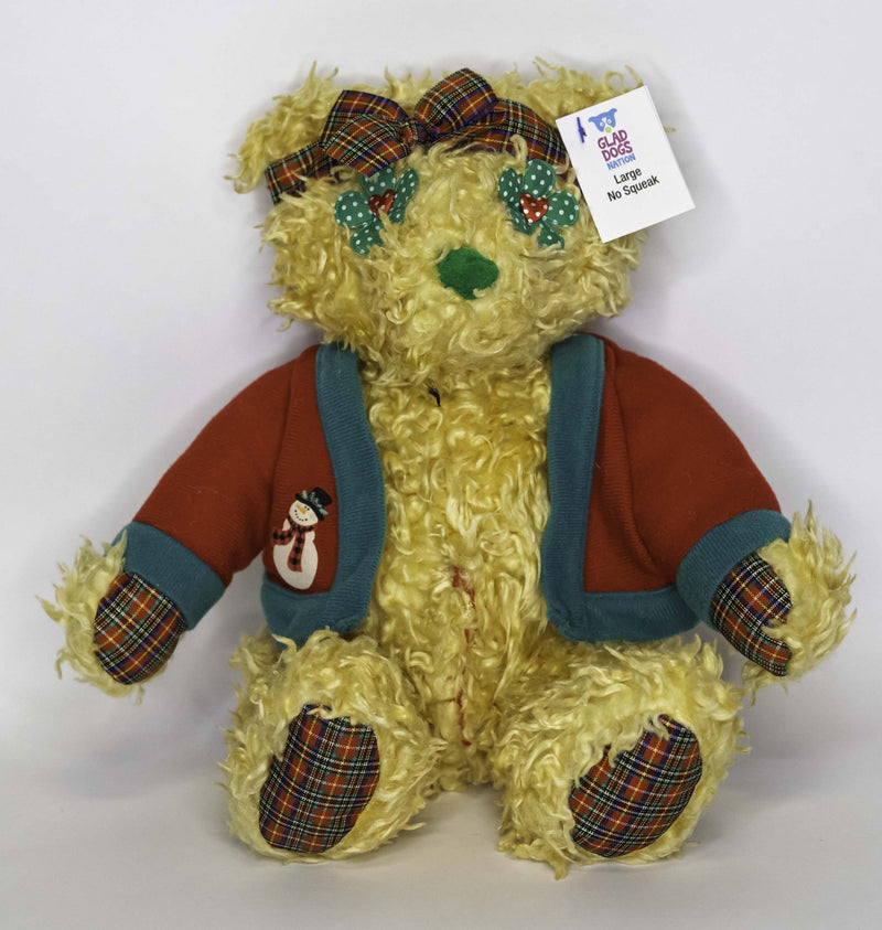 NO SQUEAK Holiday Dog Toys: ALL Sizes Small to XXLarge - Glad Dogs Nation | ALL Profits Donated