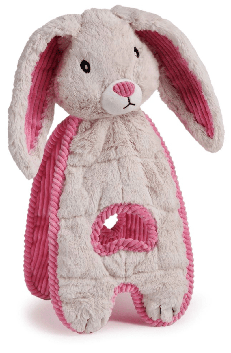 Outward Hound Cuddle Tugs Bunny Squeaky Plush Dog Toy CHEAPER THAN CHEWY! - Glad Dogs Nation | ALL Profits Donated