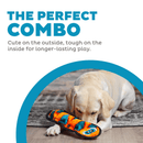 Outward Hound Durablez Snake Blue or Orange: Large 3 Squeakers, No Stuffing CHEAPER THAN CHEWY - Glad Dogs Nation | ALL Profits Donated