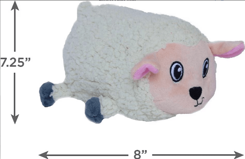 Outward Hound Fattiez Sheep Squeaky Grunting Plush Dog Toy - Glad Dogs Nation | ALL Profits Donated