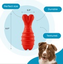 Outward Hound Grunting Fetch Stick Red Bunny Dog Toy - Glad Dogs Nation | ALL Profits Donated