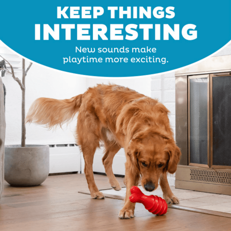 Outward Hound Grunting Fetch Stick Red Bunny Dog Toy - Glad Dogs Nation | ALL Profits Donated