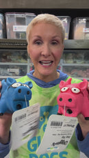 Flying Grunting Pig Dog Toy Durable Latex