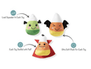 SAVE $1! PetShop by Fringe Candy Corns Small Plush Squeaky Dog Toy 3 Piece Set - Glad Dogs Nation | ALL Profits Donated