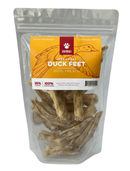 Scout & Zoe's Duck Feet Chews for Dogs - Freeze Dried - 6 oz Pouch - Glad Dogs Nation | ALL Profits Donated