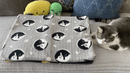 Screaming Pickles Handmade Fleece Pet Bed Cozy Mat: Yin Yang Kitties - Glad Dogs Nation | ALL Profits Donated