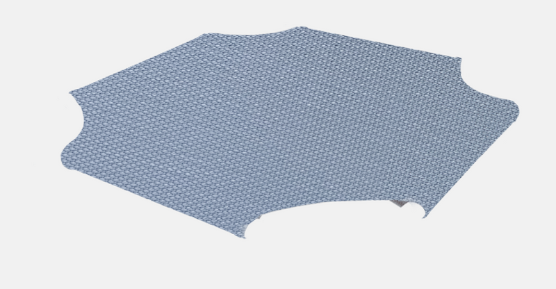 4Legs4Pets Replacement Lace-Up Cot Cover: 30" x 30"