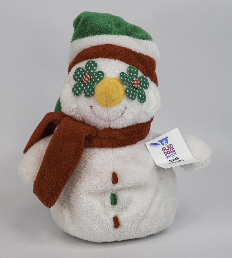 Small Stuffed & SQUEAKY Plush Holiday & Winter Dog Toys - Glad Dogs Nation | ALL Profits Donated
