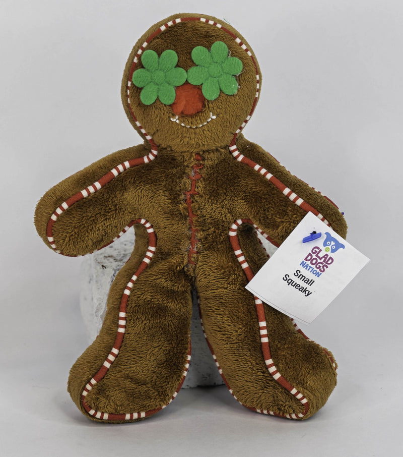 Small Stuffed & SQUEAKY Plush Holiday & Winter Dog Toys - Glad Dogs Nation | ALL Profits Donated