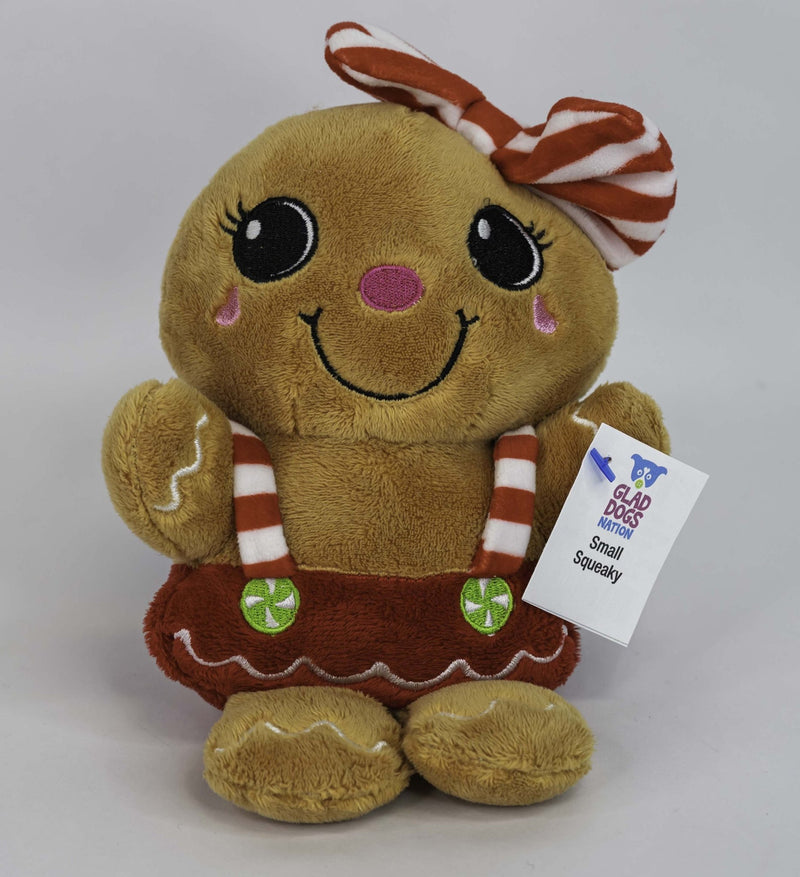 Small Stuffed & SQUEAKY Plush Holiday & Winter Dog Toys - Glad Dogs Nation | ALL Profits Donated