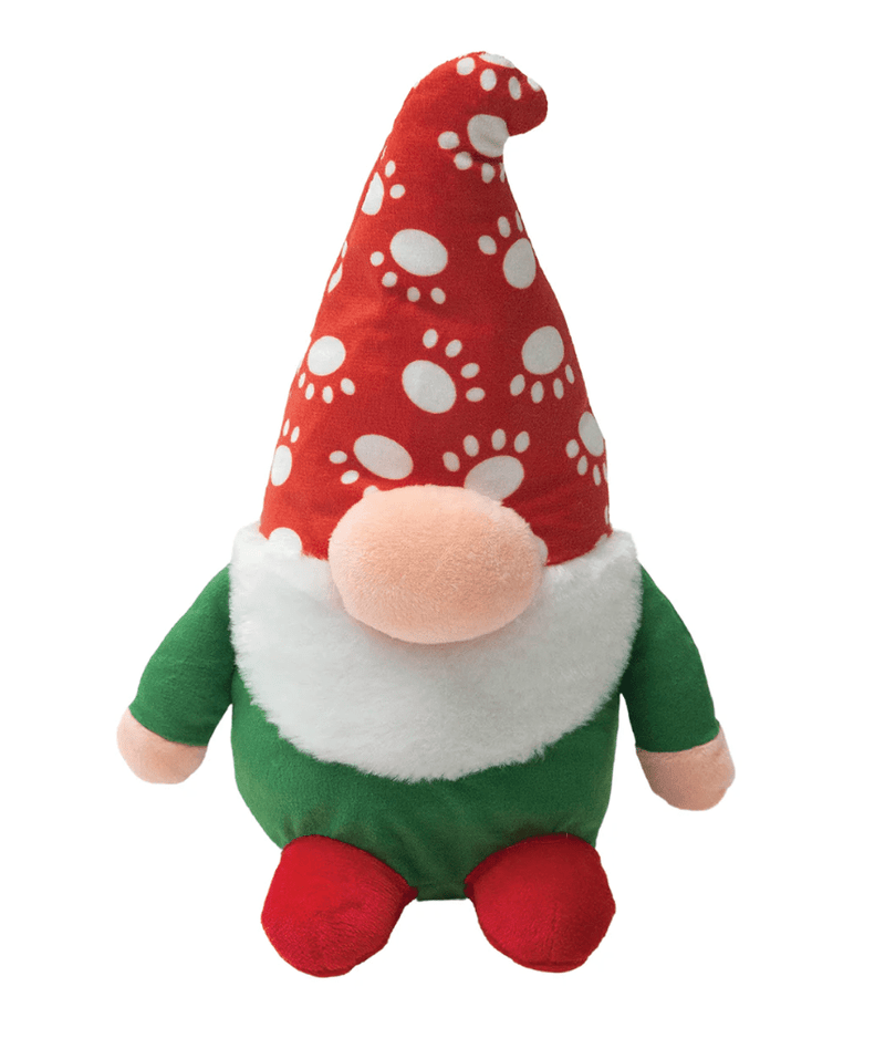 SnugArooz Sherlock the Gnome Crinkle & Squeak Holiday Dog Toy - Glad Dogs Nation | ALL Profits Donated