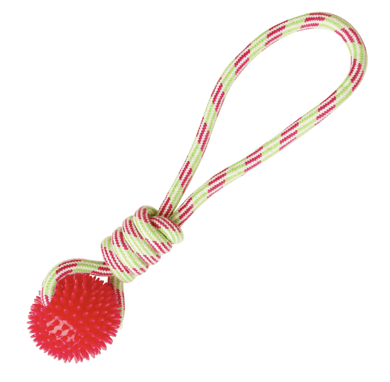 SnugArooz Spike - O - Mite Rope, Spiky Ball & Tug Toy: 16" CHOOSE YOUR COLOR - Glad Dogs Nation | ALL Profits Donated