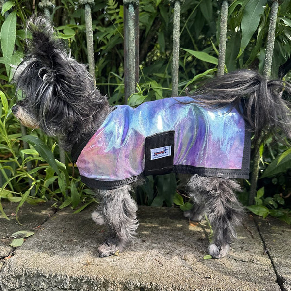 SnugPups Cooling Coat Blue Tie Dye