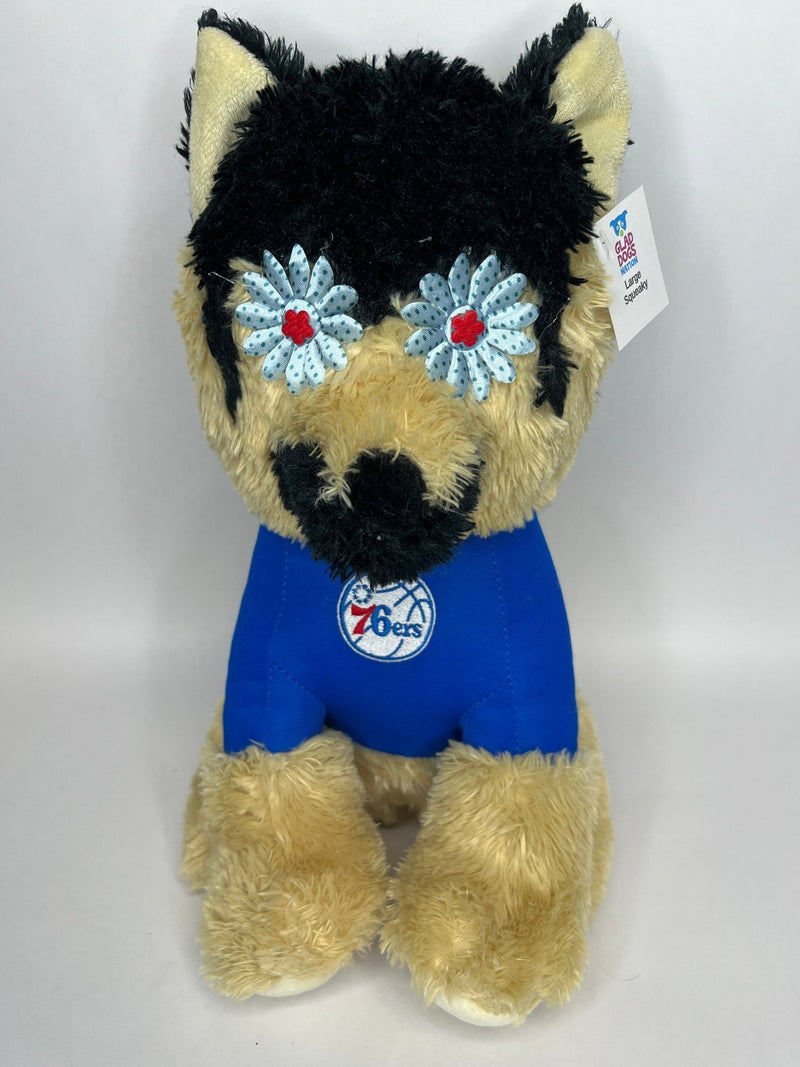 Team Spirit Stuffed SQUEAKY Dog Toys: Sport Mascots & Players of All Sizes - Glad Dogs Nation | ALL Profits Donated