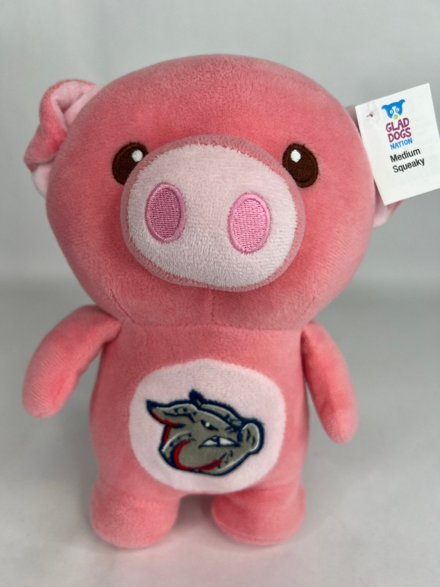 Team Spirit Stuffed SQUEAKY Dog Toys: Sport Mascots & Players of All Sizes - Glad Dogs Nation | ALL Profits Donated