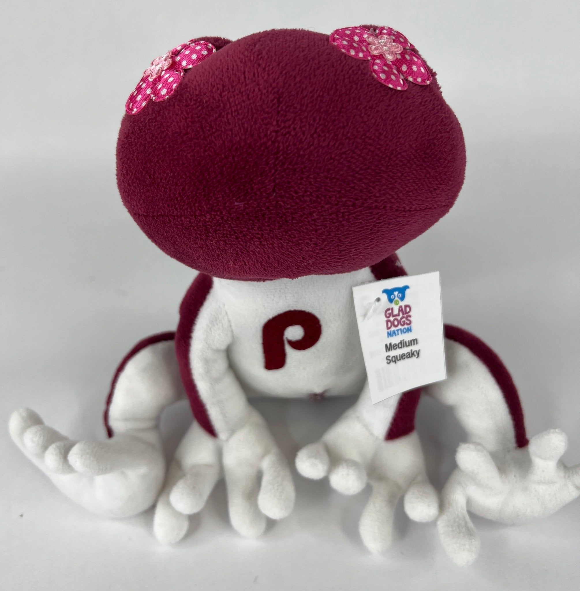 Team Spirit Stuffed SQUEAKY Dog Toys: Sport Mascots & Players of All Sizes - Glad Dogs Nation | ALL Profits Donated