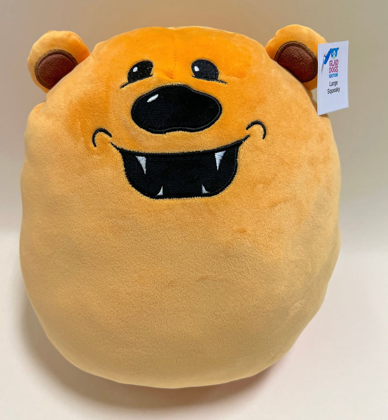 Team Spirit Stuffed SQUEAKY Dog Toys: Sport Mascots & Players of All Sizes - Glad Dogs Nation | ALL Profits Donated