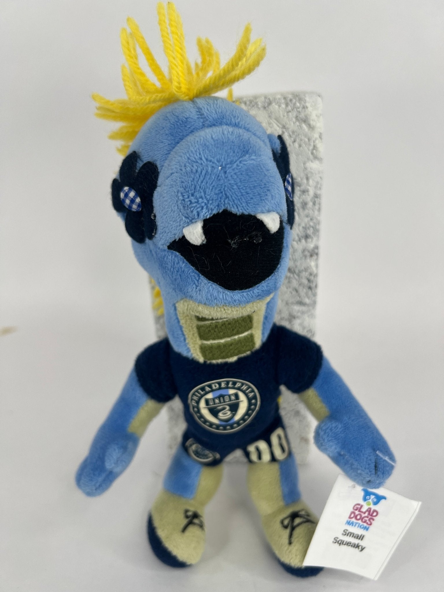 Team Spirit Stuffed SQUEAKY Dog Toys: Sport Mascots & Players of All Sizes - Glad Dogs Nation | ALL Profits Donated
