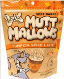 The Lazy Dog Cookie Co. Mutt Mallows Pumpkin Spice Latte Soft-Baked Dog Treats, 5-oz bag - Glad Dogs Nation | ALL Profits Donated