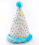 ThoozyPet Pawty Time Birthday Hat Blue Squeak & Crinkle Dog Toy, 7" - Glad Dogs Nation | ALL Profits Donated