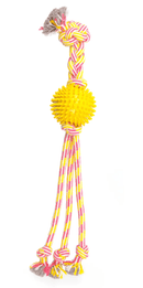 ThoozyPet Squid Tails Tug Rope Dog Toy with TPR Spike Ball 22", 3 Colors - Glad Dogs Nation | ALL Profits Donated