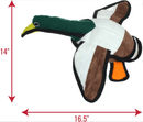 Tuffy's Durable Barnyard Duck Squeaky Plush Dog Toy: M/L Dogs - Glad Dogs Nation | ALL Profits Donated