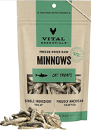 Vital Essentials Minnows Grain - Free Freeze - Dried Raw Cat Treats - Glad Dogs Nation | ALL Profits Donated