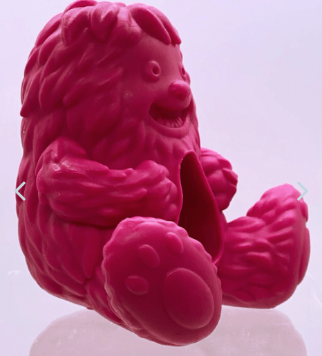 Yeti Dog Yak Cheese Chew Puff & Play Dog Chew Treat Dispenser: Hangry Yeti Blue or Pink - Glad Dogs Nation | ALL Profits Donated