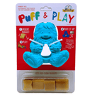 Yeti Dog Yak Cheese Chew Puff & Play Dog Chew Treat Dispenser: Hangry Yeti Blue or Pink - Glad Dogs Nation | ALL Profits Donated