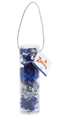 Zanies Silver & Blue Mylar Ball Canister 4Pk - Glad Dogs Nation | ALL Profits Donated