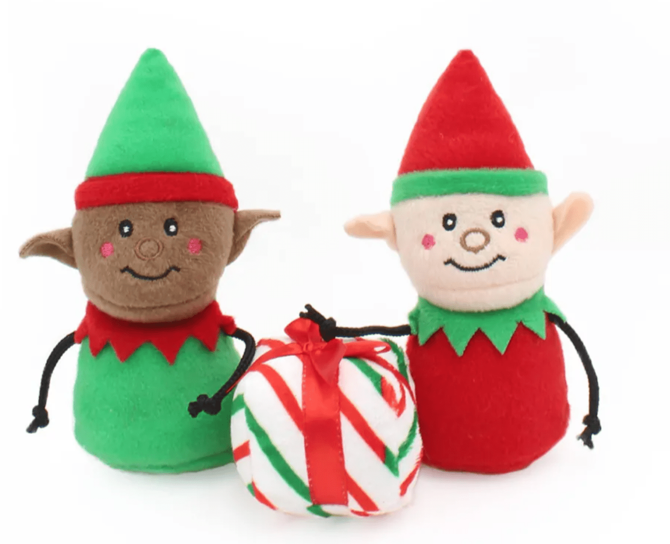 ZippyPaws Holiday Burrow™ Santa's Workshop Plush Dog Toy - Glad Dogs Nation | ALL Profits Donated