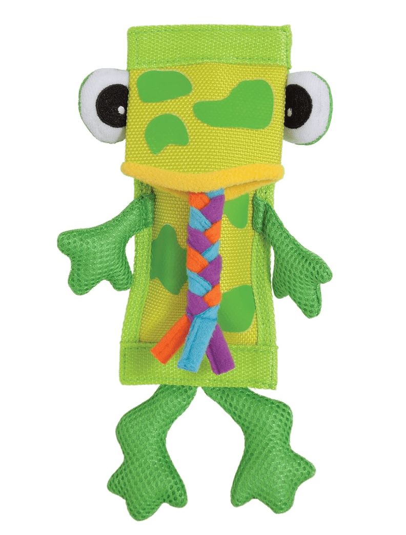 Zoobilee® Firehose Dog Toys: Parrot or Frog - Glad Dogs Nation | ALL Profits Donated