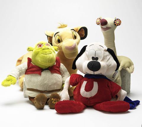 Extra Large SQUEAKY 'Toon Town Stuffed Toys for Dogs: 15