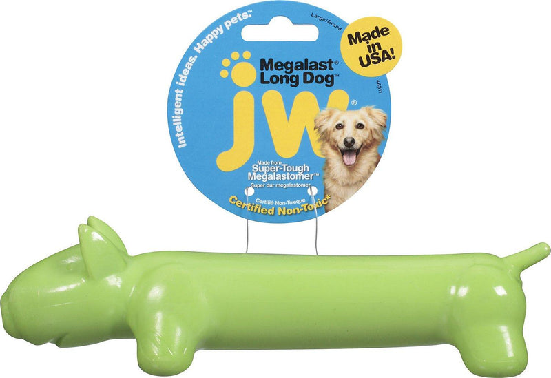 $1 OFF! JW Pets Megalast Long Dog Toy: Large / Choose Color - Glad Dogs Nation | ALL Profits Donated